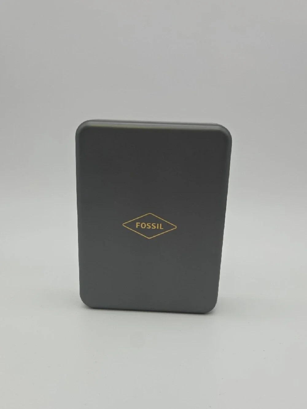Fossil Blue Leather Bifold Card & Coin Holder